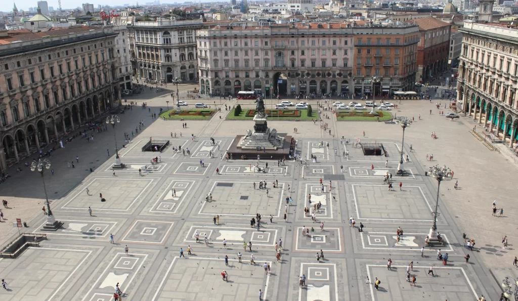 Plaza del Duomo Milán